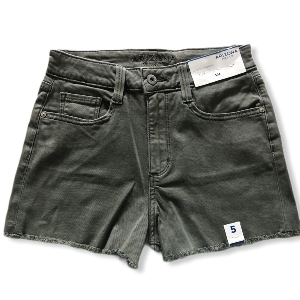 Arizona Jean Co Womens Hi-Rise Shorts